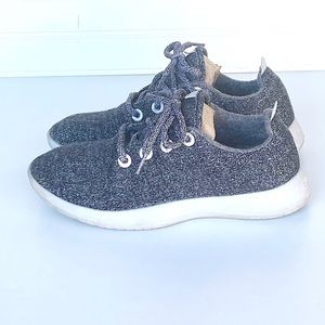ALLBIRDS The Wool Runners Sneakers Running Shoes Lace Up Natural Gray Size 9